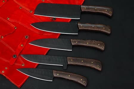 Kitchen Chef Set Knife | Wooden Handle | Knife for Sale