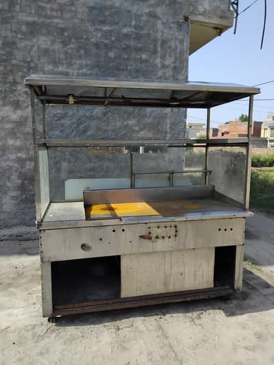 burger counter 6ft length 5ft hotplate