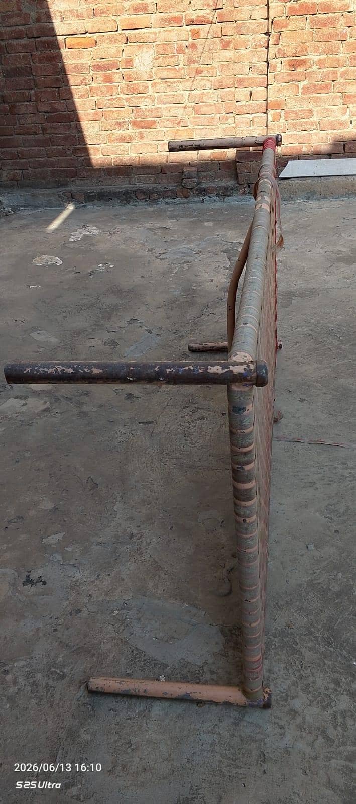 charpai Full Solid Iron 1