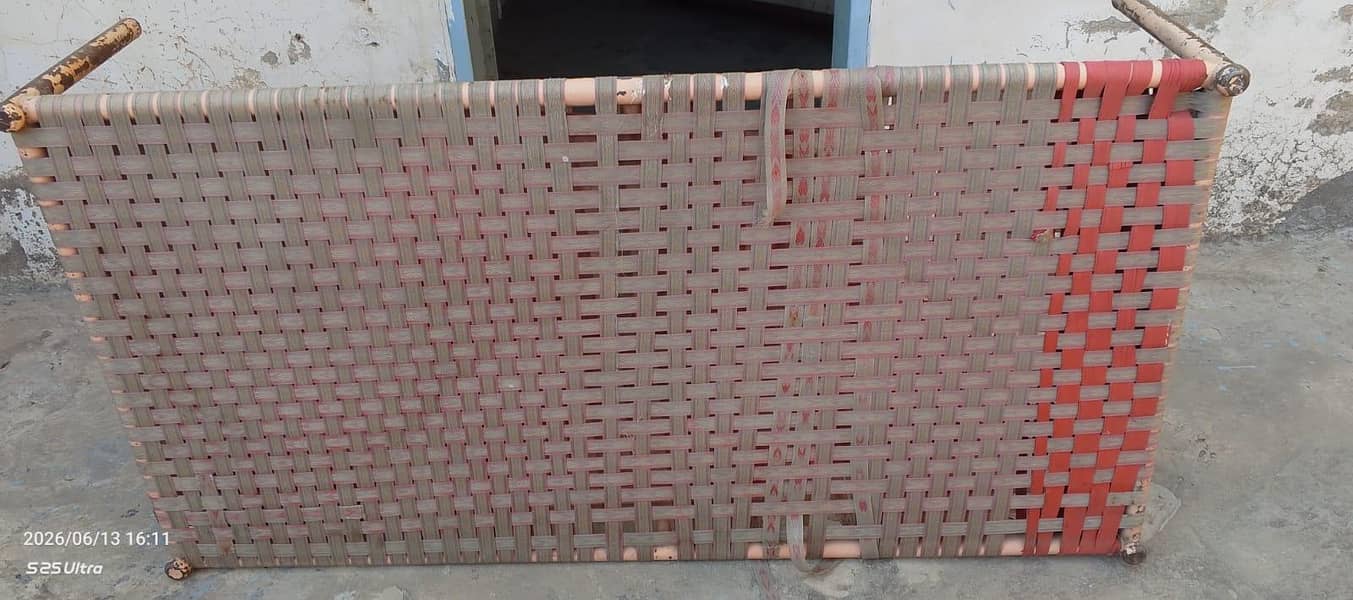 charpai Full Solid Iron 2