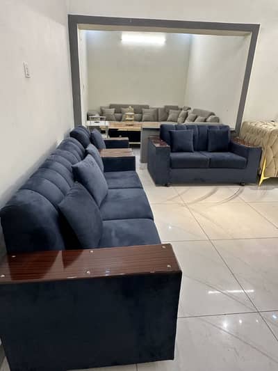sofa set/6 Seater sofa/sofa set/wooden sofa/6seater Diamond foam sof