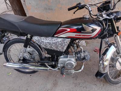 honda CD 70 black color 2024/25 1st owner bike