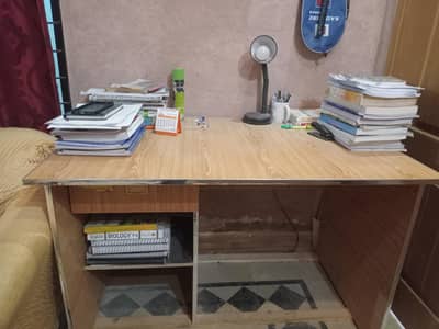wooden study or office table