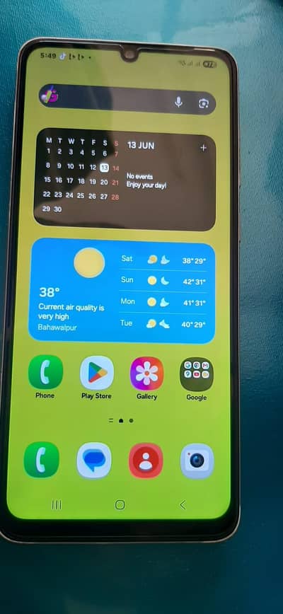 samsung galaxy ao5 6/128 urgent sale 10/10 condition