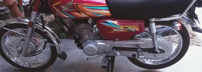 honda125 26model new all nmb lga hua ha urgent sale