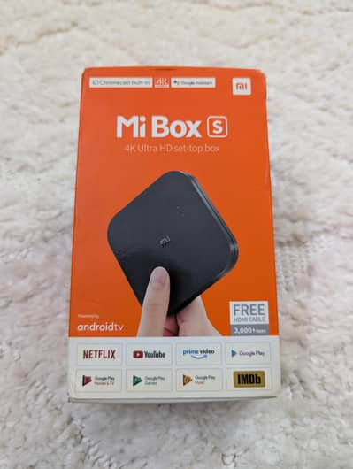 Xiaomi Mi Box S 4K UHD Android TV Box with complete  Box & Accesories