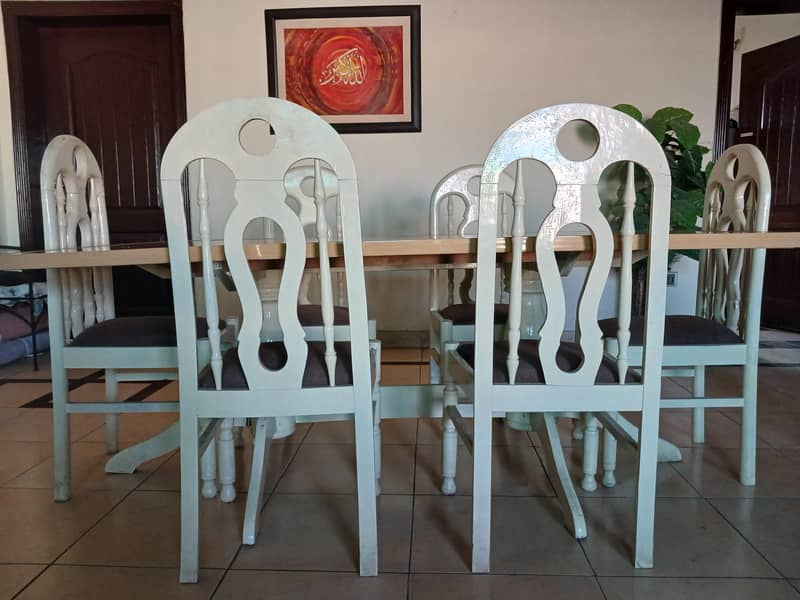 6 SEATER DINING TABLE 1