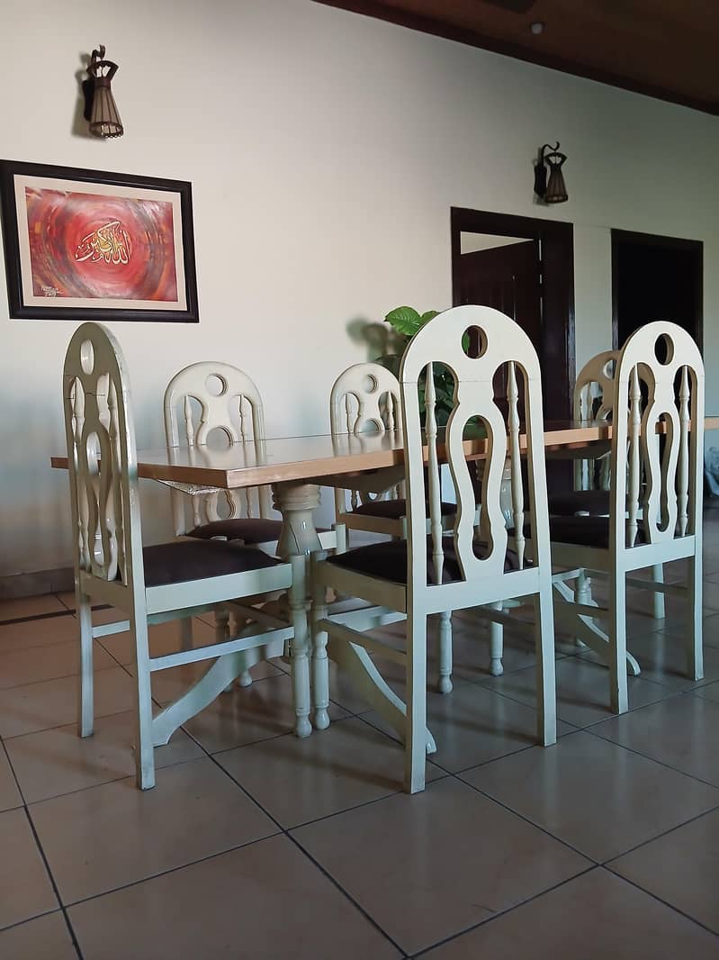 6 SEATER DINING TABLE 3