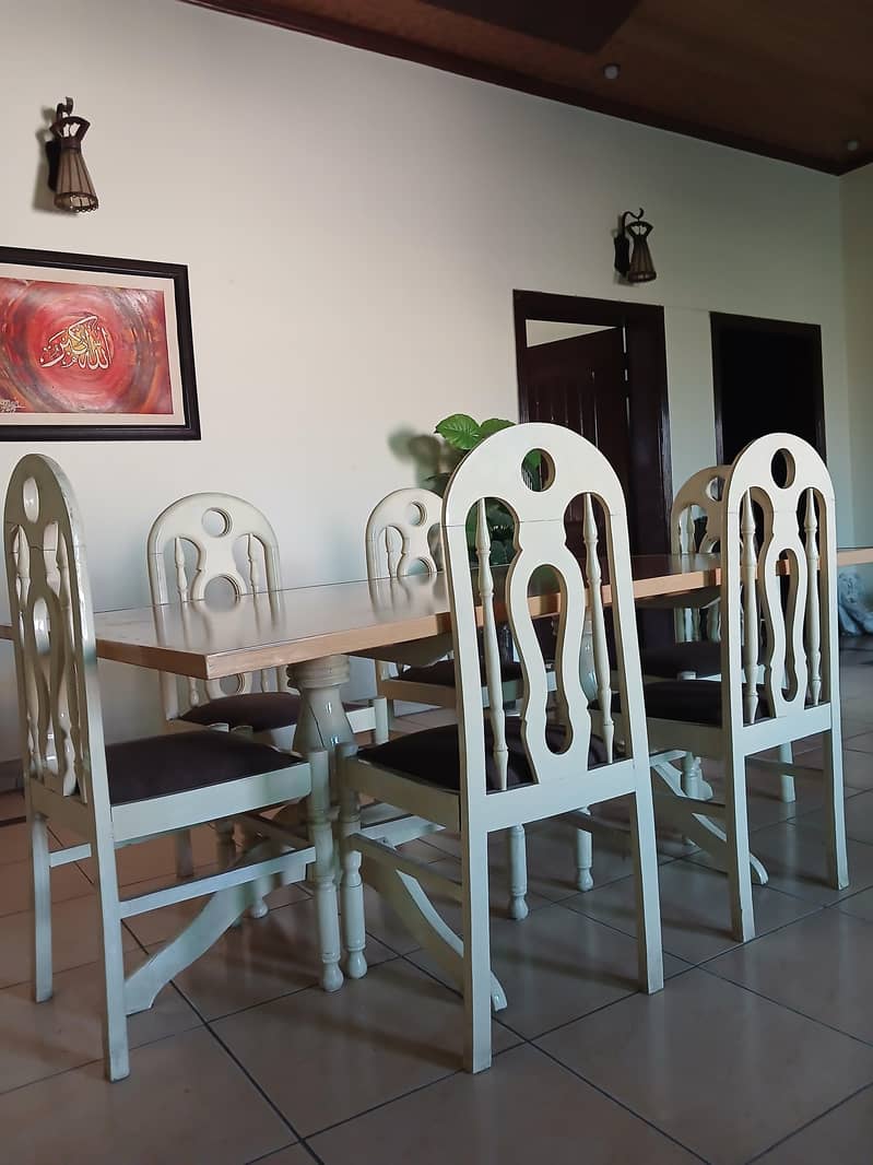 6 SEATER DINING TABLE 4