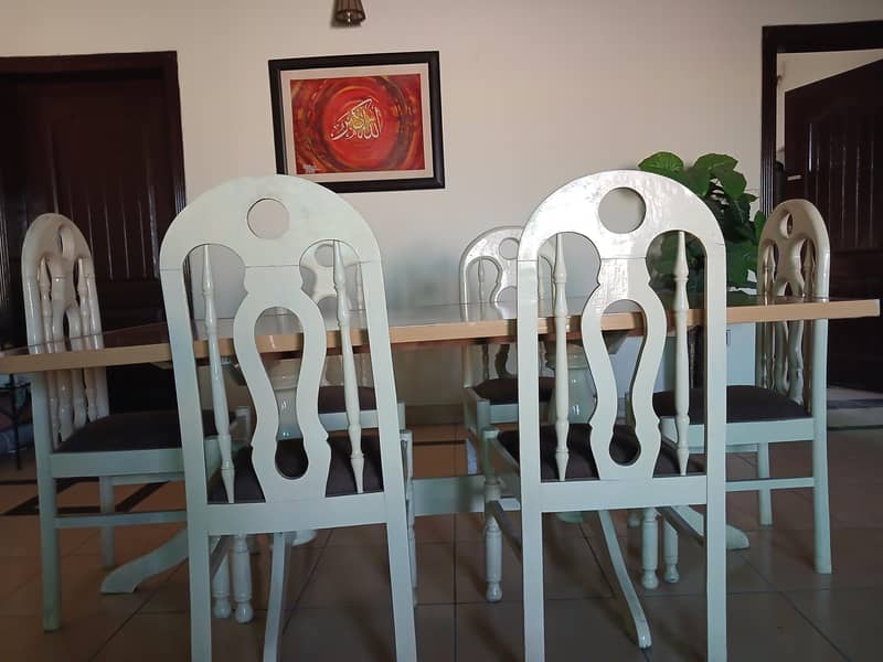 6 SEATER DINING TABLE 5