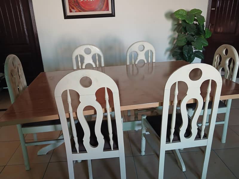 6 SEATER DINING TABLE 6