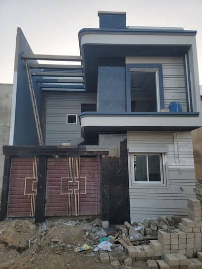 Saima Arabian Villas 120-Yard Next To Corner West Open Ground Plus One Under Construction House For Sale