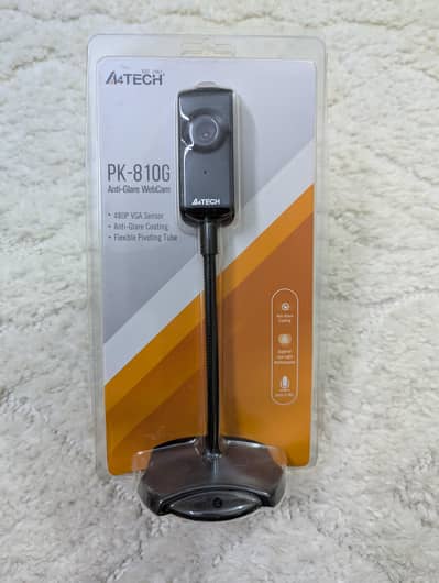 A4Tech PK-810G Anti-glare Webcam 480p Built-in Microphone Black