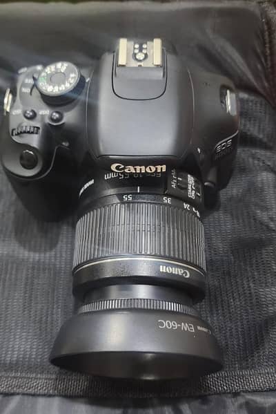 Canon 600D DSLR Camera with 18-55mm Lens – 2 Batteries + Charger
