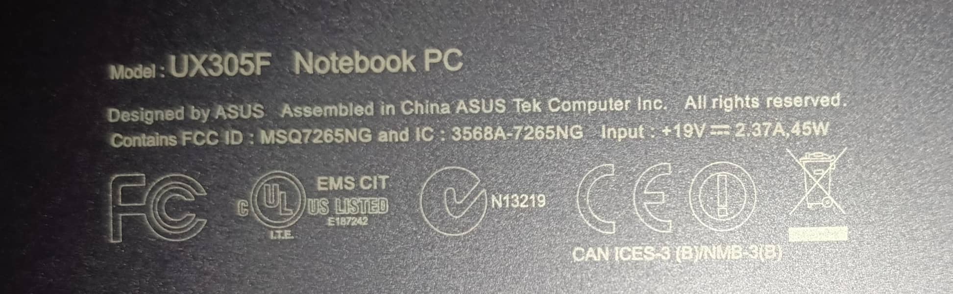ASUS NoteBook PC 1