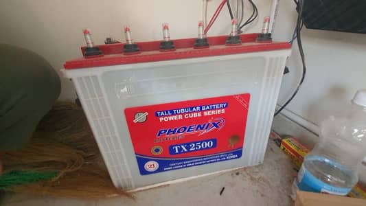 Phoenix 2500 Tall Tubular Battery 10 months warranty