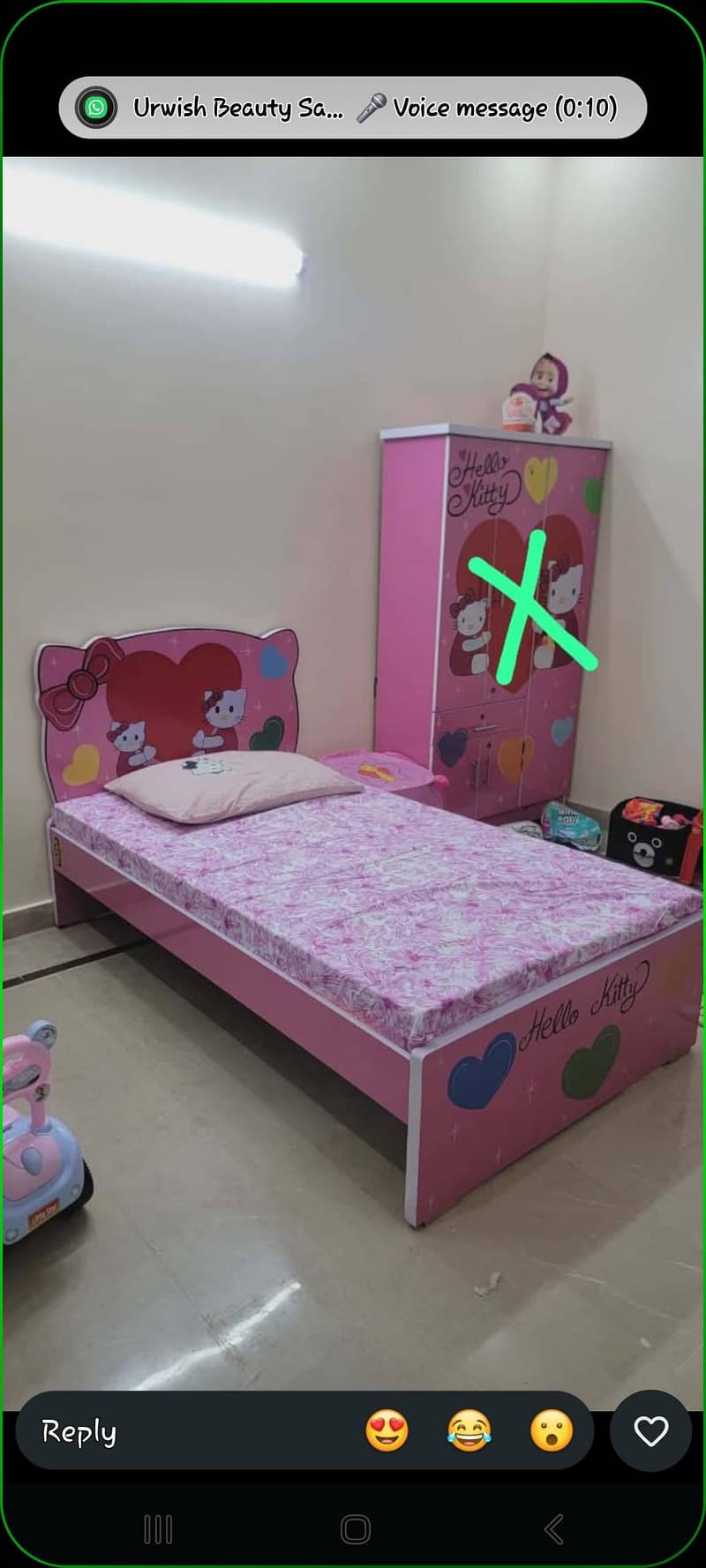 hello kitty single bed 0