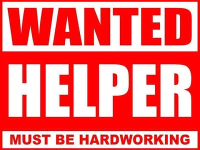 Helpers needed for packing ,fitting and assembling