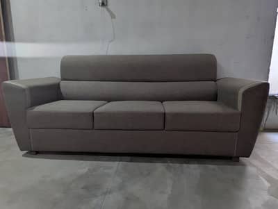 5 Seater Modern Fabric Sofa Excellent Condition