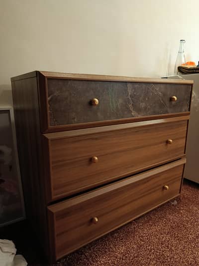 3-drawer Chester along with 2 bedside tables from Enza Home