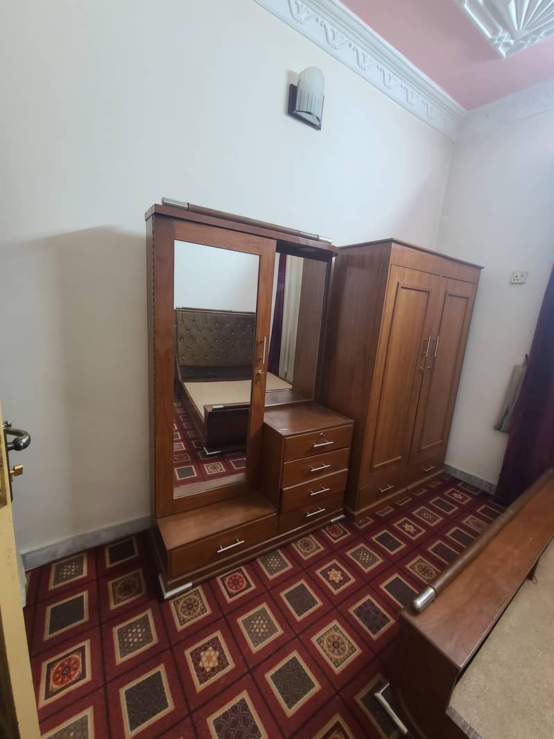 Double bed with full set. 2