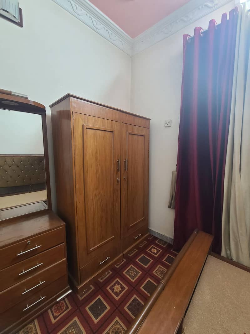Double bed with full set. 3