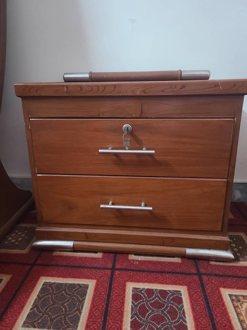 Double bed with full set. 5