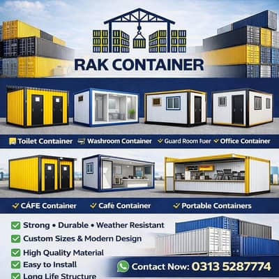 Toilet/office container/prefab check post/porta cabin/house,shed,store