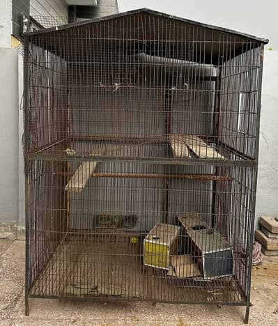 Double portion cage for sale