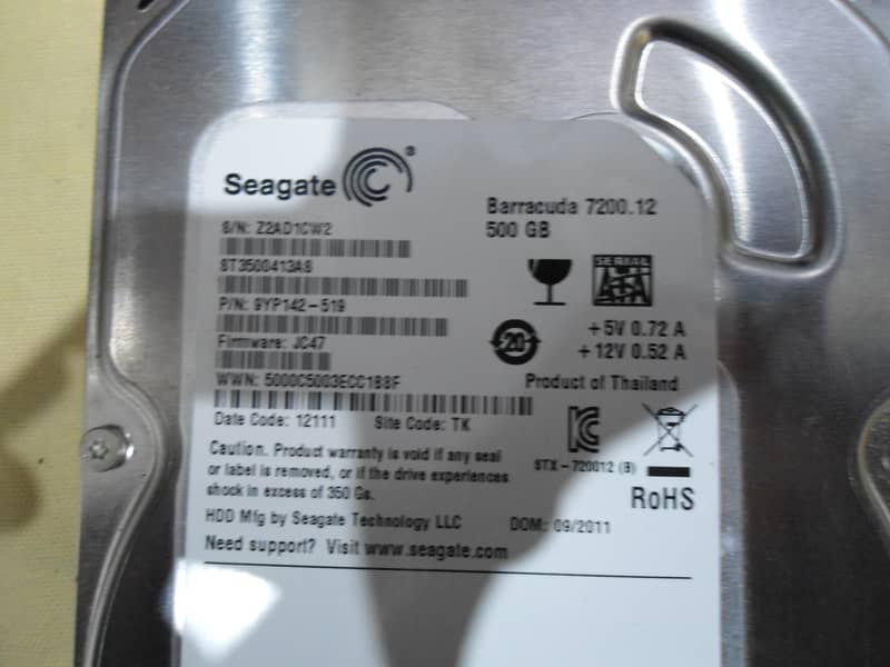 500gb computer Hard Disk 2