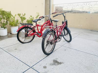Bicycles for sale condition used ha chalna  ma bi ok ha