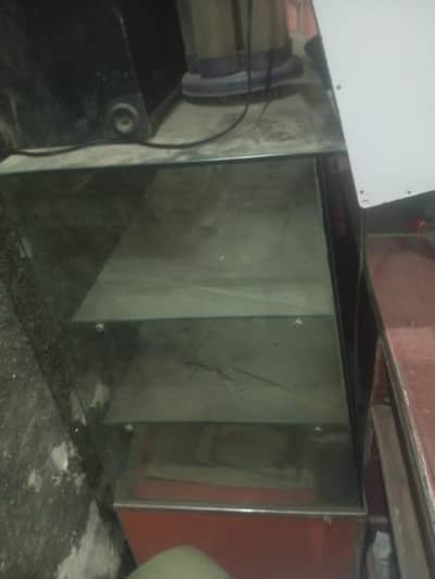 shope racks and counter