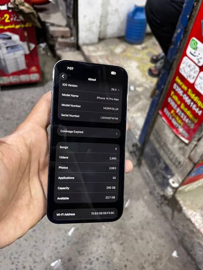 Apple iPhone 14 Pro Max 256GB water pack