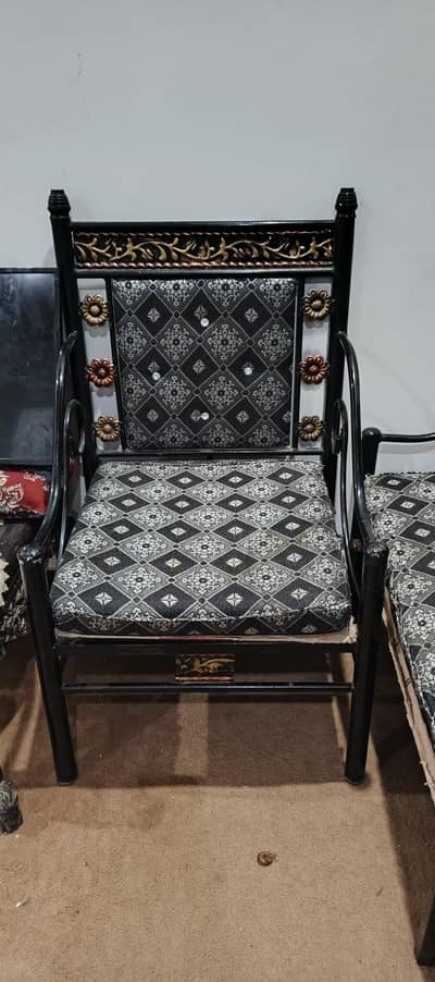 iron sofa set 5 seater