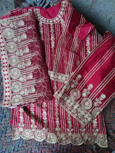 3 Peace net full suit best quality