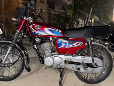 Honda Cg 125 model 2022 karachi number