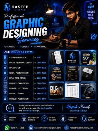 Professional Graphic designer | Logo Design |Social media posts