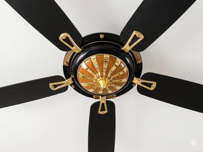 Luminar 56" Ceiling Fan Copper Winding 220V - Chalu Condition