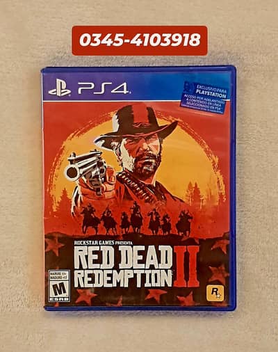 RED DEAD REDEMPTION 2 PLAYSTATION 4 PS4 GAME