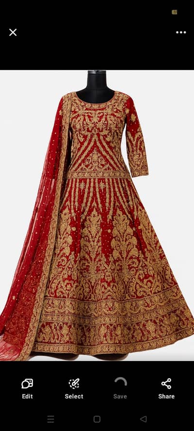 Barat red color lehenga