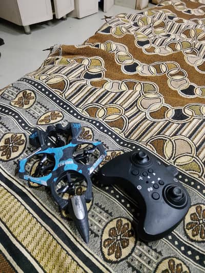 fighter jet drone , plastic body with remote, battery nhi hy