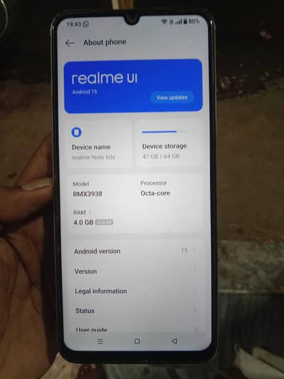 Realme Note 60x
