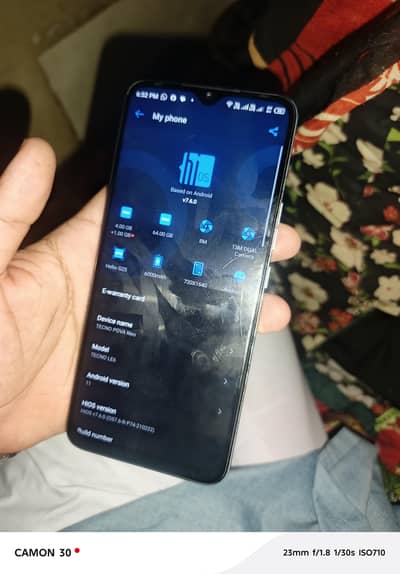 Tecno Pova neo urgent sale 4/64 with box