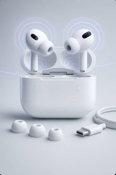  Premium Wireless Earbuds — AirPods Style!   Crystal Clear Sound Q