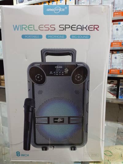 wireless speaker 8 inch Big show and clean