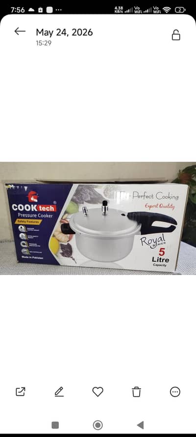 Cook Tech - Pressure Cooker - 5L