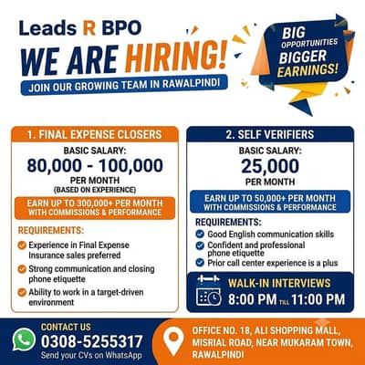 hiring final expense closer