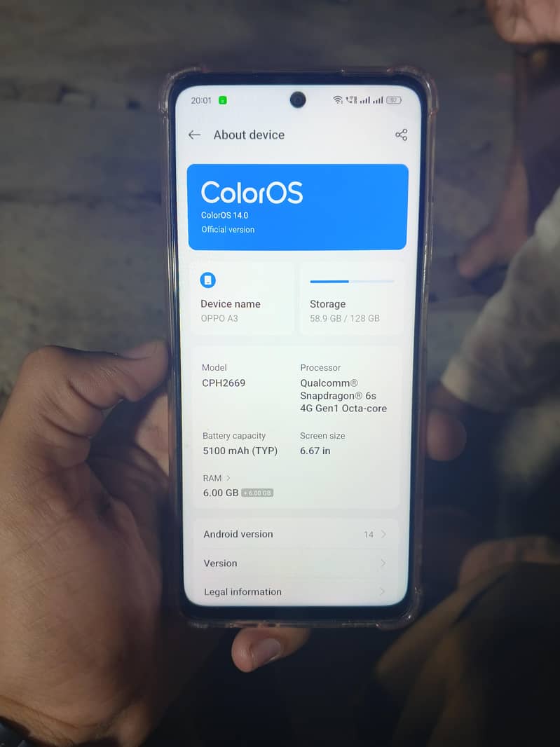 OPPO A3 6