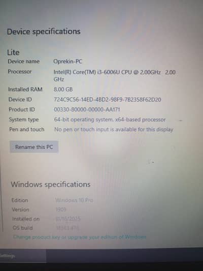 Laptop i3 for sale