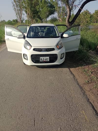 Kia Picanto 2020 White - 76000km Genuine- Sialkot